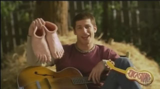 Andy Samberg as Jack Johnson singing about JJ Casuals, shoes that look like feet
