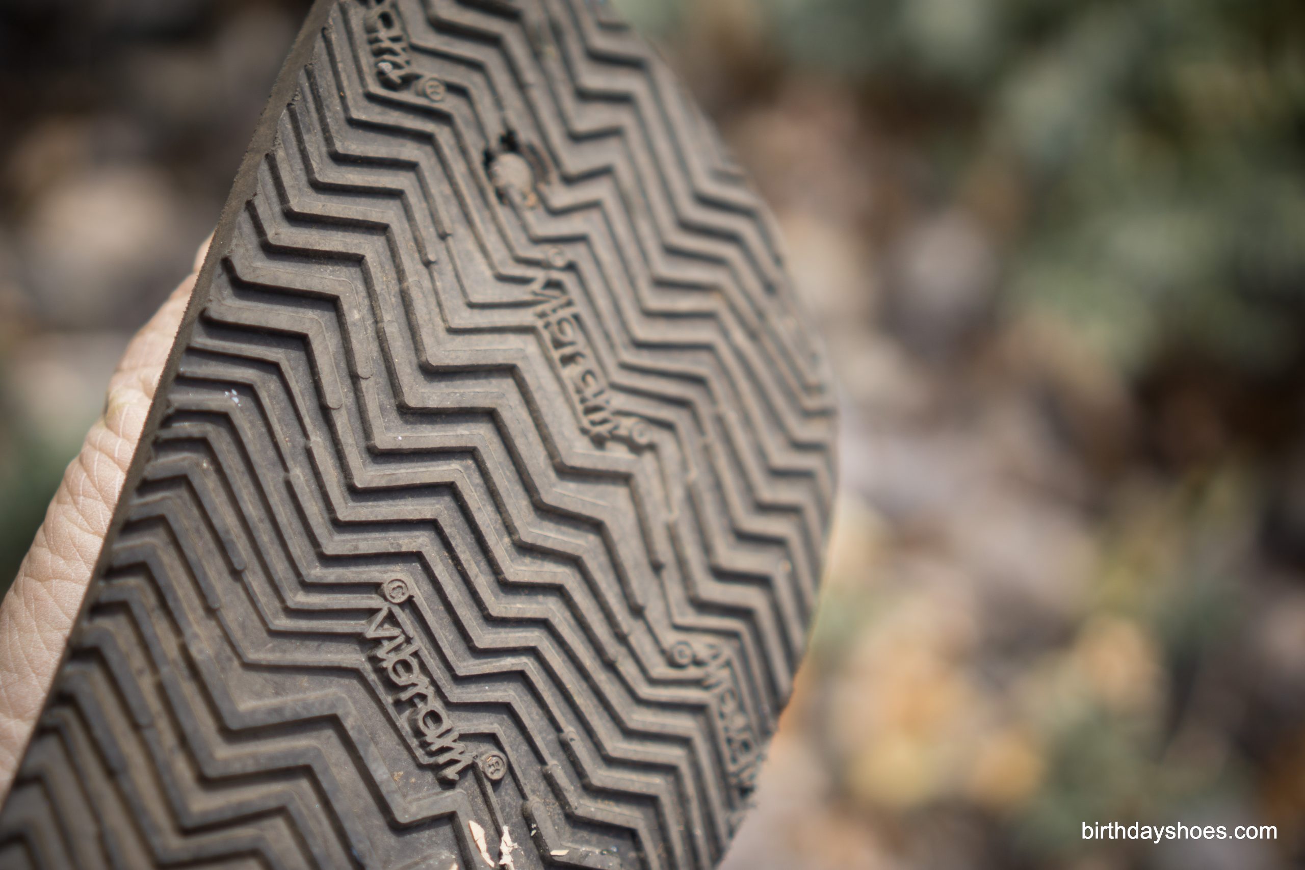 Vibram Newflex as seen on the Gladsoles Trail huaraches (Also seen at the top of this guide in the Shamma Sandals Mountain Goat)