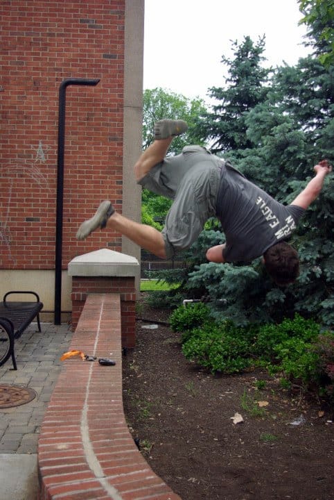 Parkour traceurs are head over heels for their Vibram Five Fingers Sprints