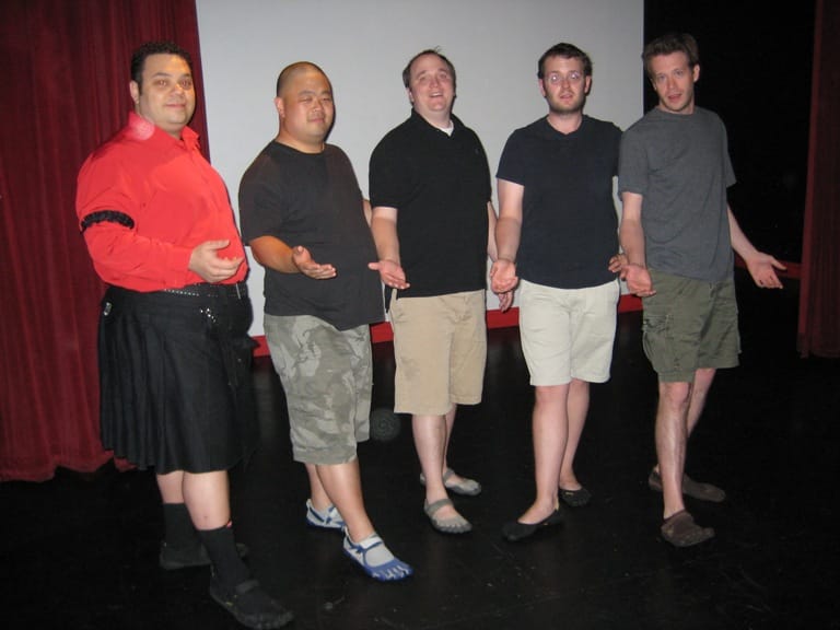 "Improv'ing" your health with Kilts, and Five Comedians in Vibram Five Fingers