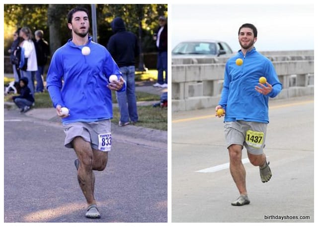 Going for a World Record: Juggling an entire Triathlon