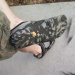 A photo of the black,grey, camouflage soled Vibram Five Fingers KSO for men (2 of 2)