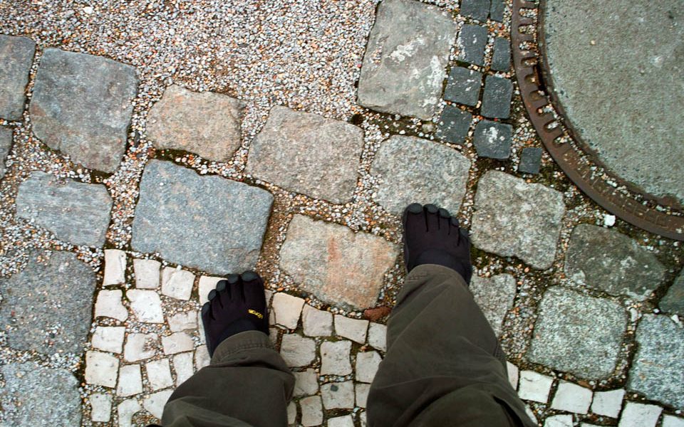 Brian, "Berlin is a great city for VFFs with all the different surfaces underfoot."