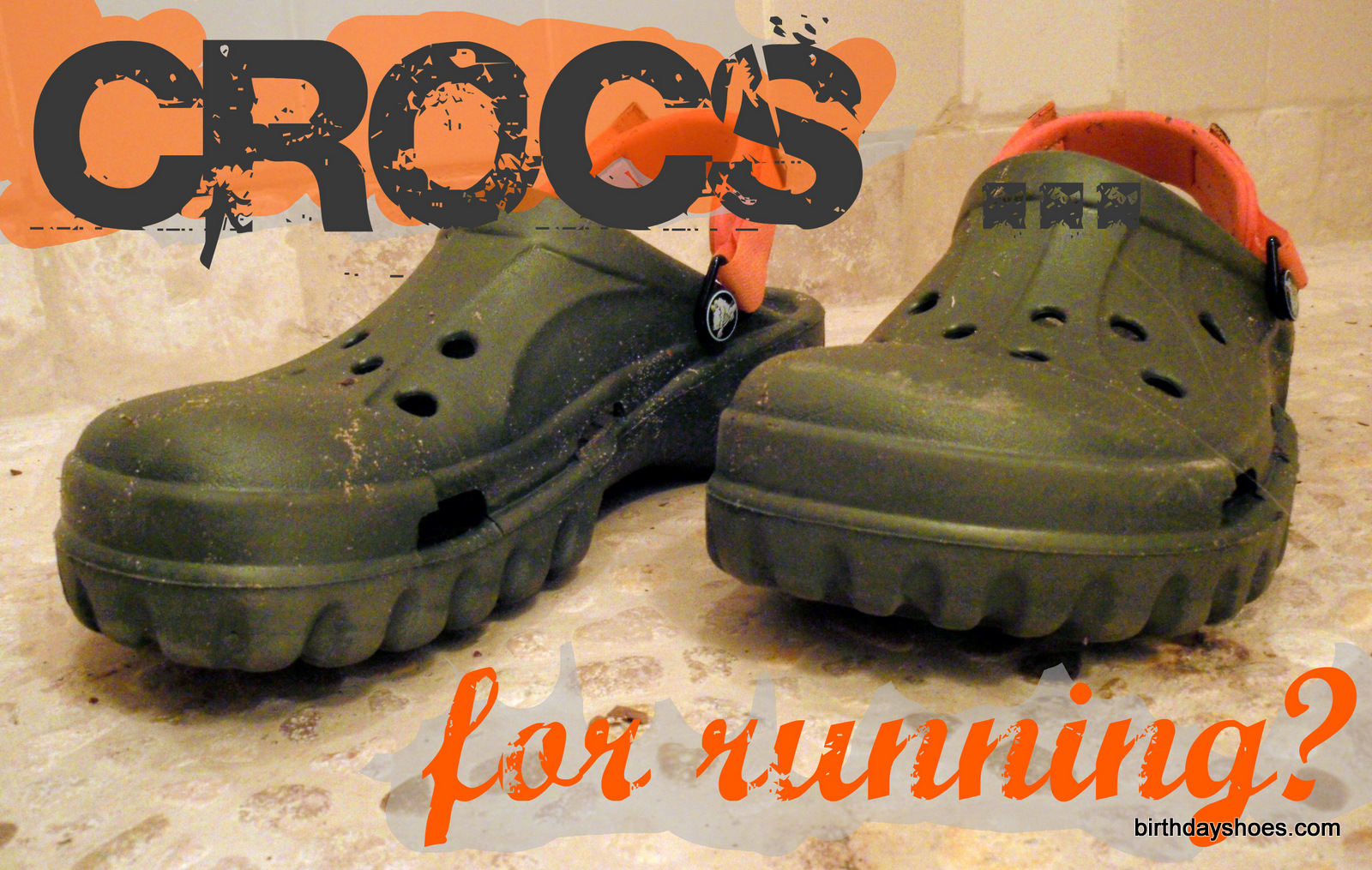 crocs running