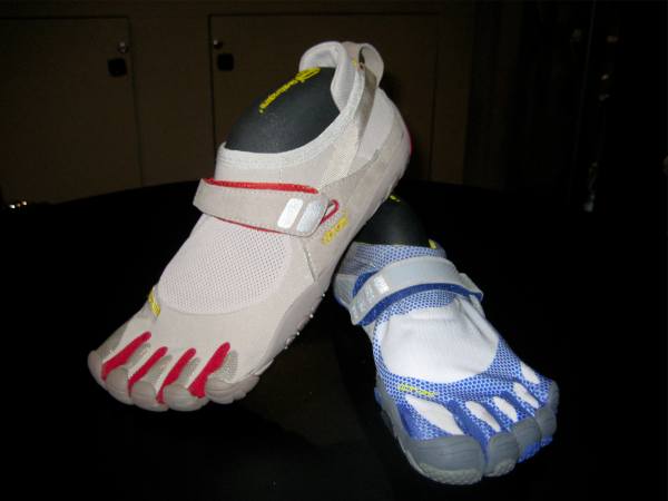 New 2010 Five Fingers Sport Trek barefoot running trail shoe pictured