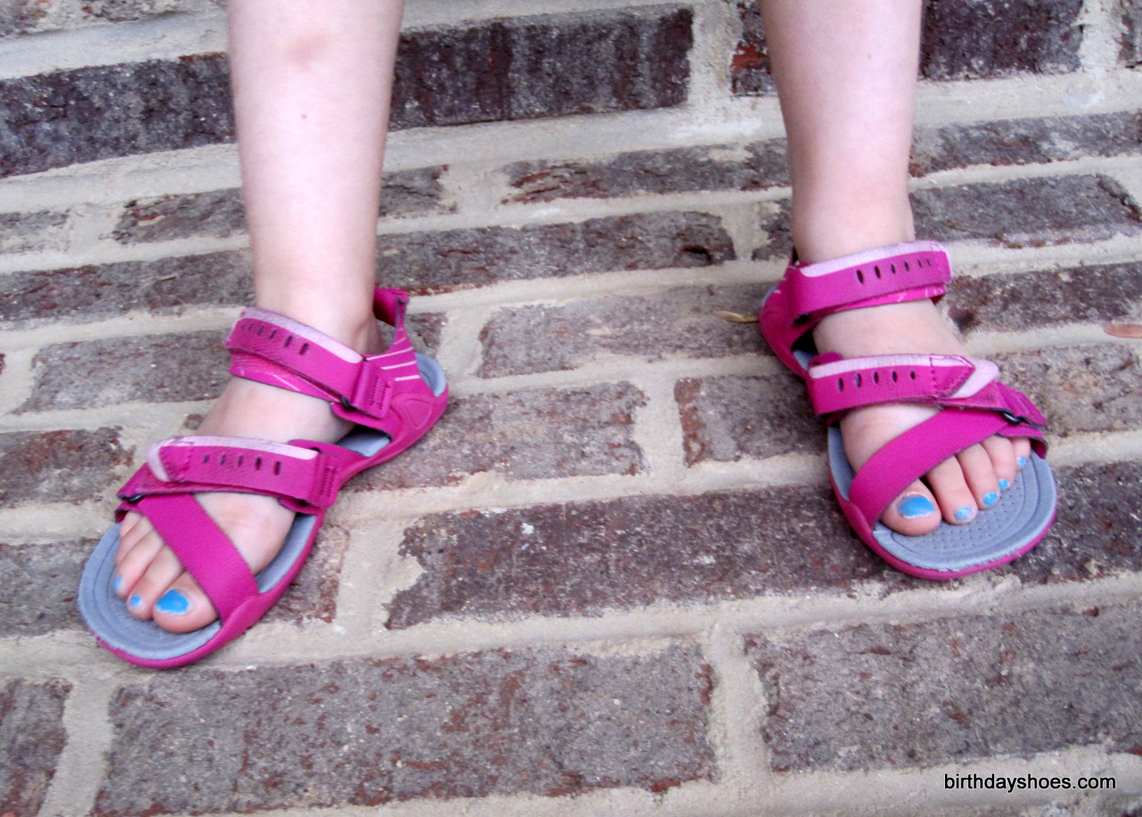 Kids Girls Wearing Sandals