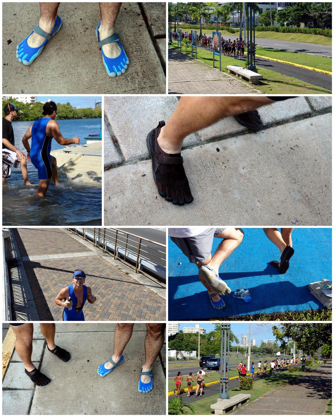 A photo montage from Luis Manuel Cid (Inset in blue wetsuit, KSO Treks) and Luis Armando Santiago (Sprints) at an Aquathlon.  Click the image for a larger version!