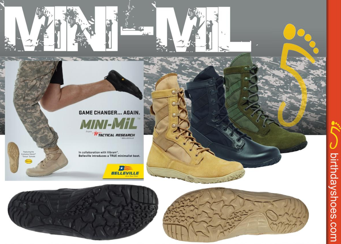 Minimalist Military Combat Boot Mini 
