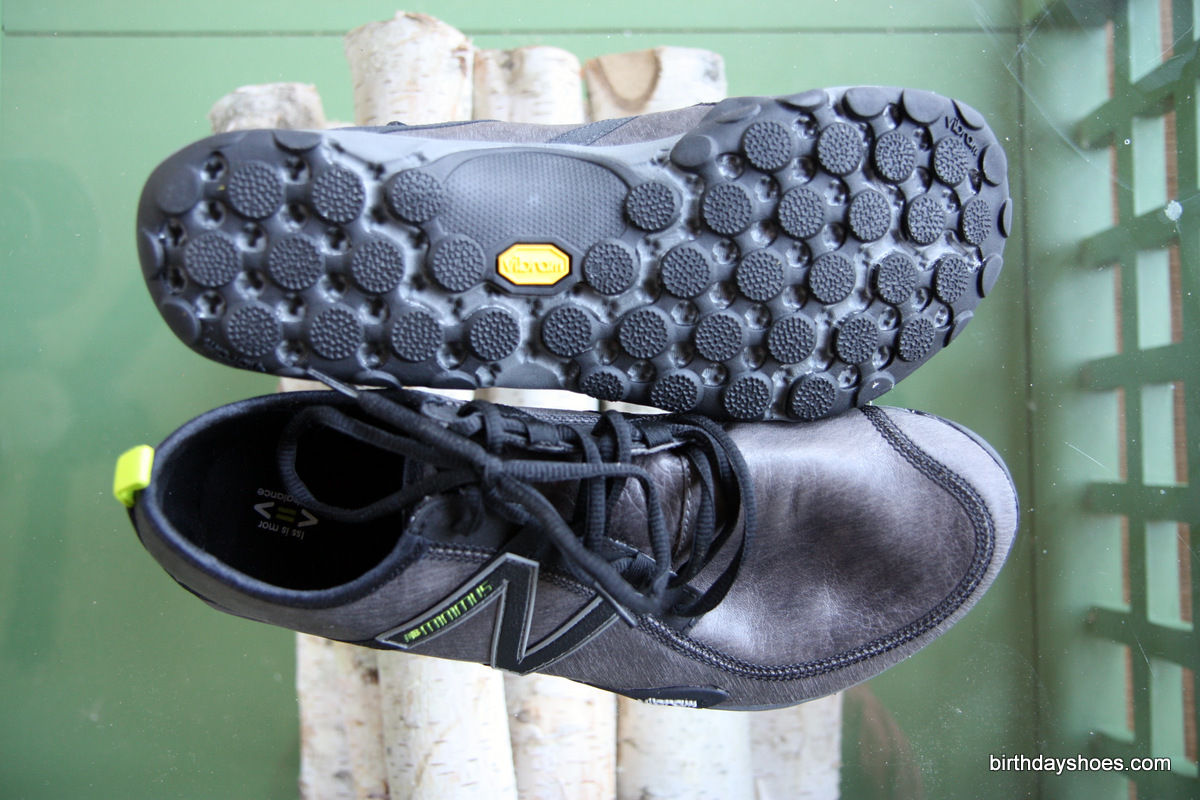 The Minimus MT10s in leather feature the same sole as the original MT10, a hybrid Vibram rubber and EVA foam with a minimal, 4mm heel-to-toe drop.