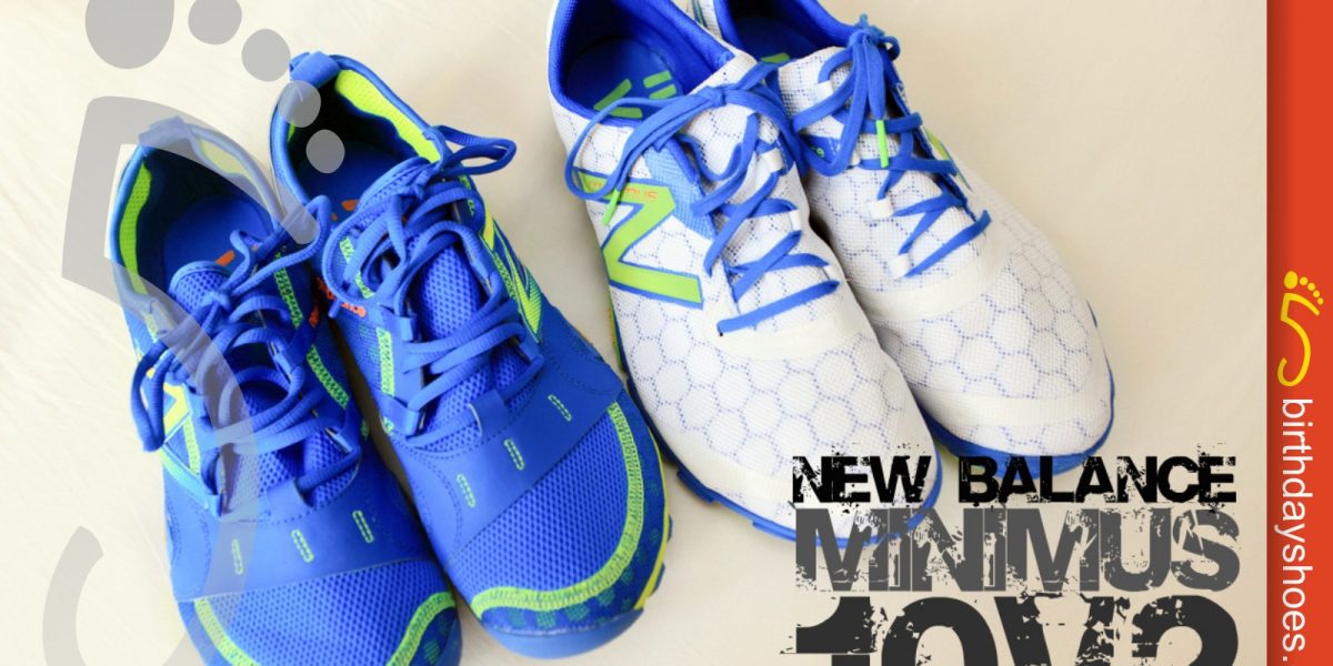 Above are the New Balance Minimus 10v2 Trail (left) and 10v2 (right)