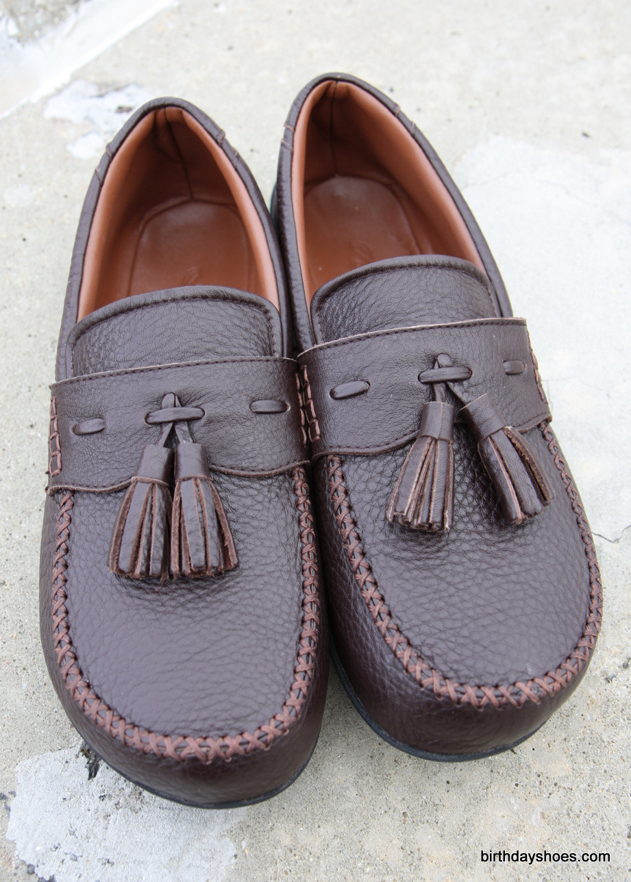 Tune Footwear Tassle Loafer Barefoot Shoes First Look – Birthday Shoes ...