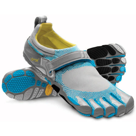 A new color of Vibram Five Fingers Bikila for women — blue and grey!