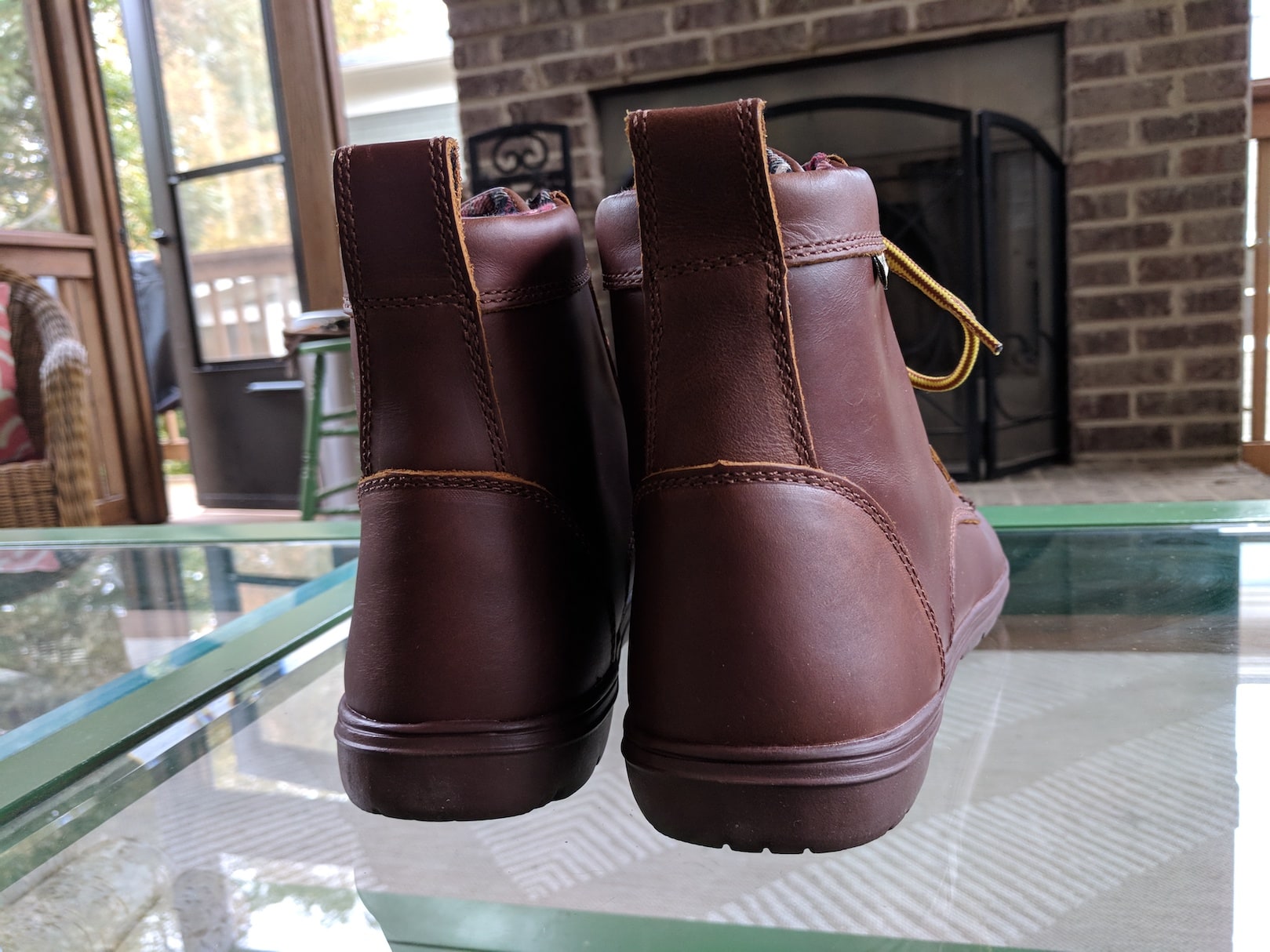 Review Lems Boulder Boots in Leather Russet - Birthday Shoes - Toe ...