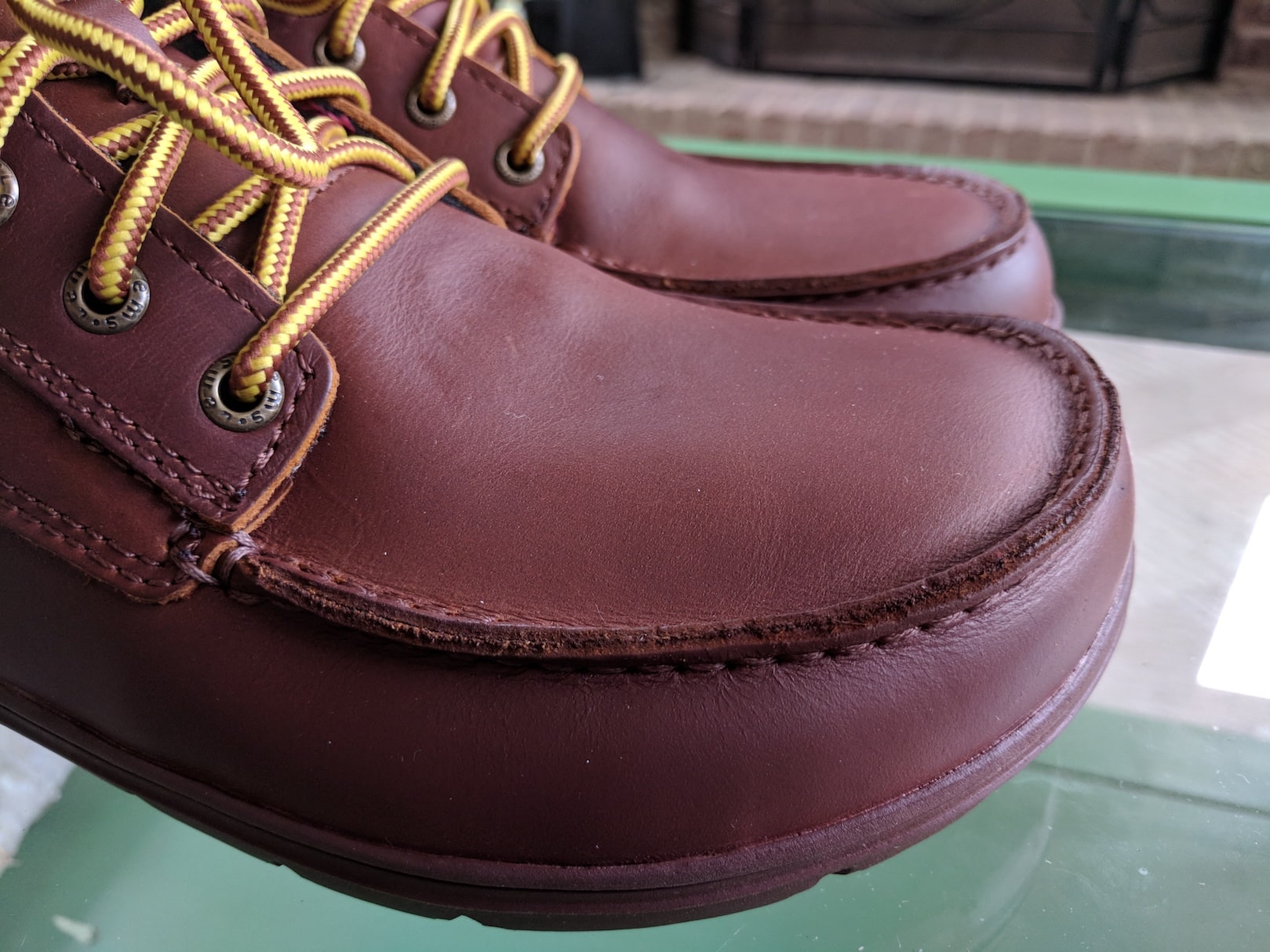 Review Lems Boulder Boots in Leather Russet - Birthday Shoes - Toe ...