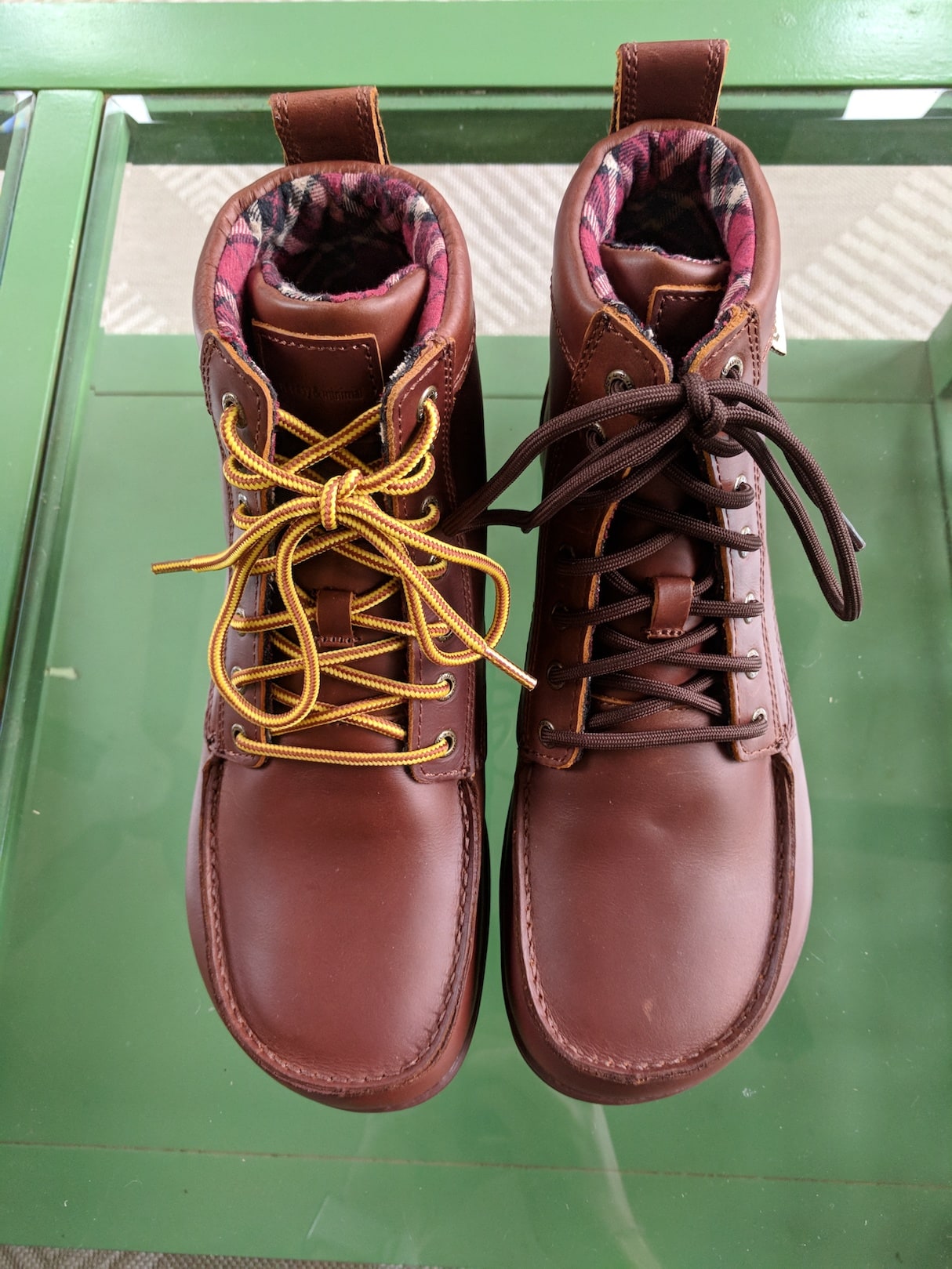 Review Lems Boulder Boots in Leather Russet - Birthday Shoes - Toe ...