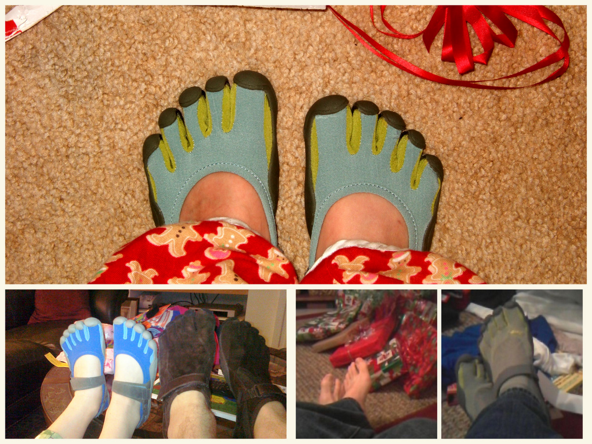 Looks like a lot of people got their Christmas wish granted — a new pair of FiveFingers!