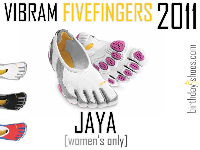 The new 2011 Vibram Five Fingers Jaya for women.  A barefoot toe shoe geared towards fitness or casual use.