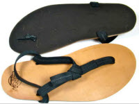 A pair of Luna Sandals Huaraches