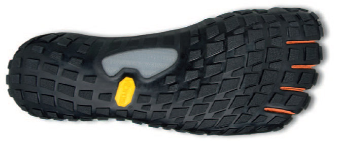 Aggressive tread design for solid grip in all directions when out on the trails. Molded nylon mesh in midsole adds a rock block effect, dispersing impact over a wider area. 3.5mm rubber outsole maximizes impact protection from stones and debris.