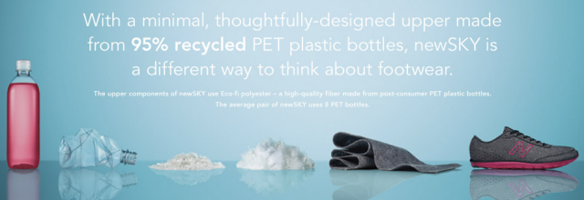 Shoes from plastic bottles-how about that?